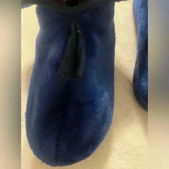 Muk Luks Women’s Slippers Porchia Blue with tassels. Size X Large 11-12 - Picture 8 of 10